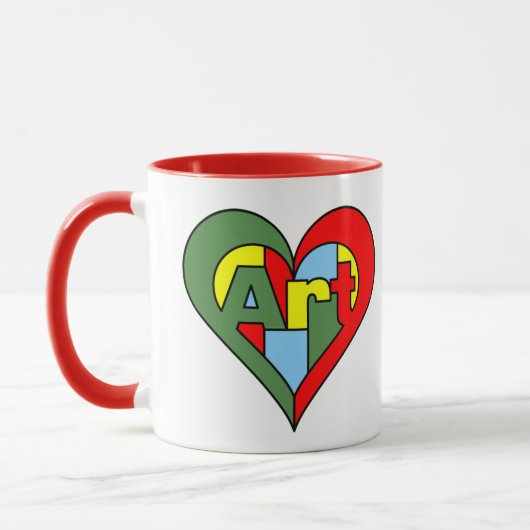 Art Heart Tasse (Links)