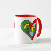Art Heart Tasse (VorderseiteRechts)