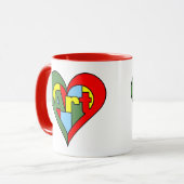 Art Heart Tasse (Vorderseite Links)