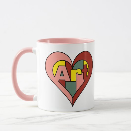 Art Heart Tasse (Links)