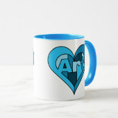 Art Heart Tasse (VorderseiteRechts)