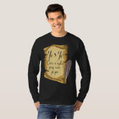 Art History Ceci n'est Pas Une Pipe Data Scientist T-Shirt (Vorne ganz)