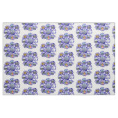 Art-Holland-Bild-Muster Delfts blaues Delftware Stoff (Yard (91,4 cm))