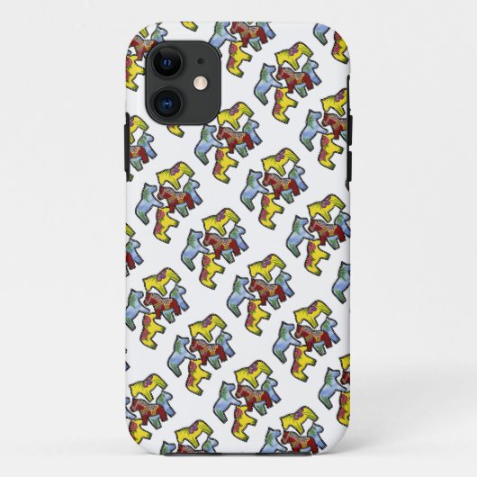 Art Horses iPhone Case (Rückseite)