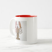 Art-Hummer Zweifarbige Tasse (Vorderseite Links)
