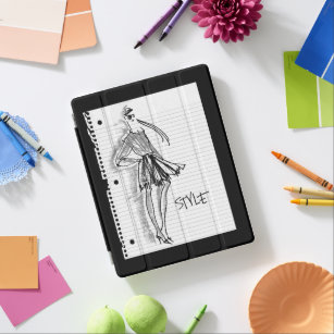 Art-Ikone wilden Apples   - moderne Skizze iPad Hülle