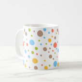 🎨 Art in Circles: Polka Dot Delight Tasse (Vorderseite Links)