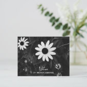 Art in Monochrom Postkarte (Stehend Vorderseite)