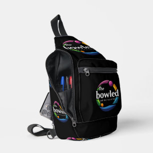 "Art in Motion: Bowling-Logo für Rundrasen, Crossbody Bag
