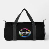 "Art in Motion: Bowling-Logo für Rundrasen, Duffle Bag (Vorderseite)