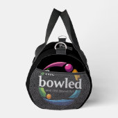 "Art in Motion: Bowling-Logo für Rundrasen, Duffle Bag (Rechts)