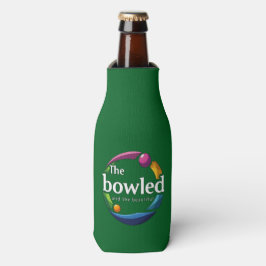 "Art in Motion: Bowling-Logo für Rundrasen, Flaschenkühler