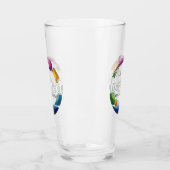 "Art in Motion: Bowling-Logo für Rundrasen, Glas (Links)