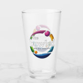 "Art in Motion: Bowling-Logo für Rundrasen, Glas (Vorderseite)