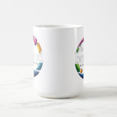 "Art in Motion: Bowling-Logo für Rundrasen, Kaffeetasse (Mittel)