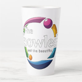 "Art in Motion: Bowling-Logo für Rundrasen, Milchtasse