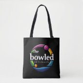 "Art in Motion: Bowling-Logo für Rundrasen, Tasche (Vorderseite)