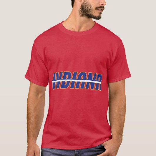 Art Indiana Pacers 1 T-Shirt (Vorderseite)