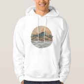 Art-Inspired Hoodie Reflecting Nature’s Calm (Vorderseite)