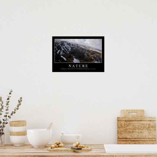 Art: inspirierendes Zitat Poster (Küche)