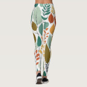 Art inspiriert Farbblatt Leggings (Rückseite)