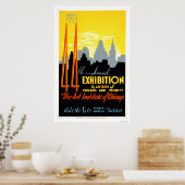 Art Institute Chicago 1940 WPA Poster (Küche)