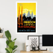 Art Institute Chicago 1940 WPA Poster (Heimbüro)