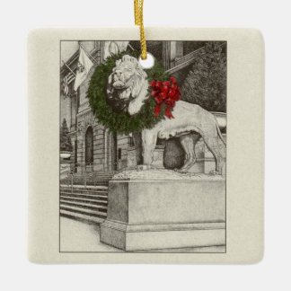 Art Institute Lion Keramik Keramikornament