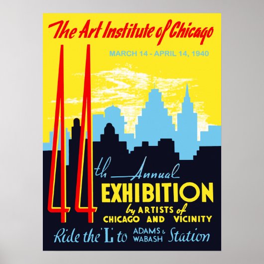 Art Institute of Chicago Poster (Vorne)