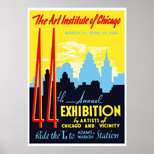 Art Institute of Chicago Poster (Vorne)
