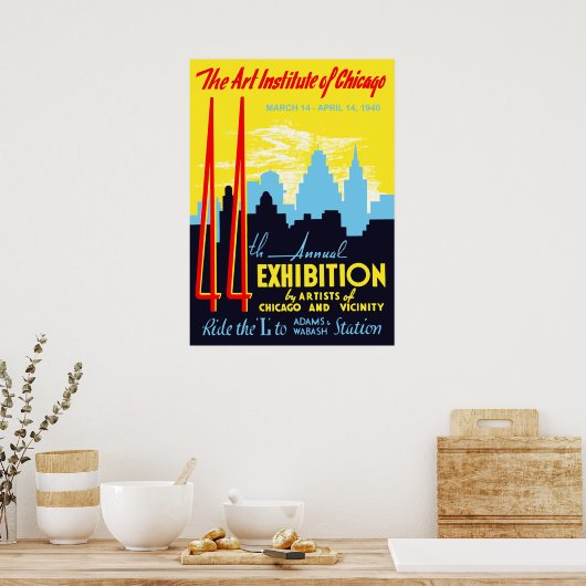 Art Institute of Chicago Poster (Küche)