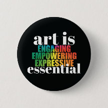Art is ESSENTIAL Button
