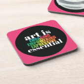 Art is ESSENTIAL Coaster Set Getränkeuntersetzer (Linke Seite)