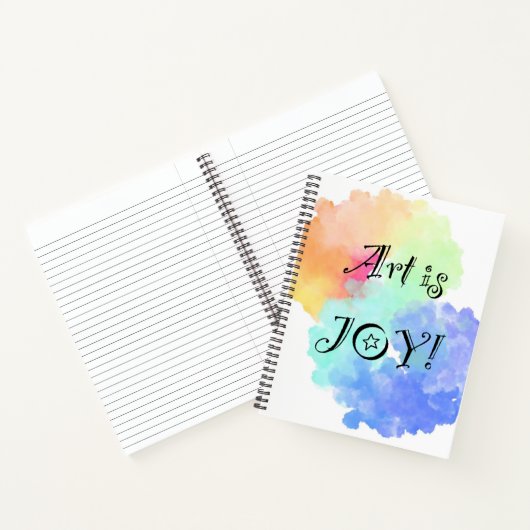 Art is Joy Notebook Notizblock (Innenseite)