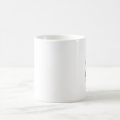 Art is Now Blue Concrete Phrase Kaffeetasse (Mittel)