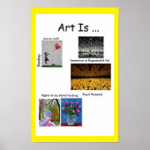 Art is Street Art, Immersive Art, Digital Art (4/4 Poster (Vorne)