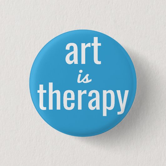 Art is Therapy Button Button (Vorderseite)