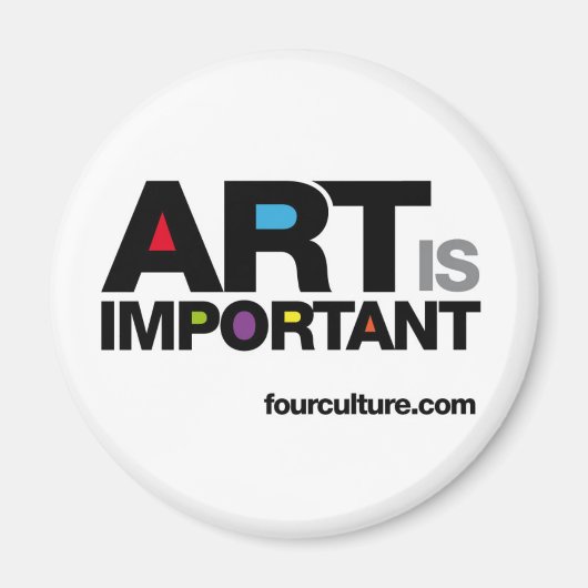 ART IST WICHTIGER Magnet (Vorne)
