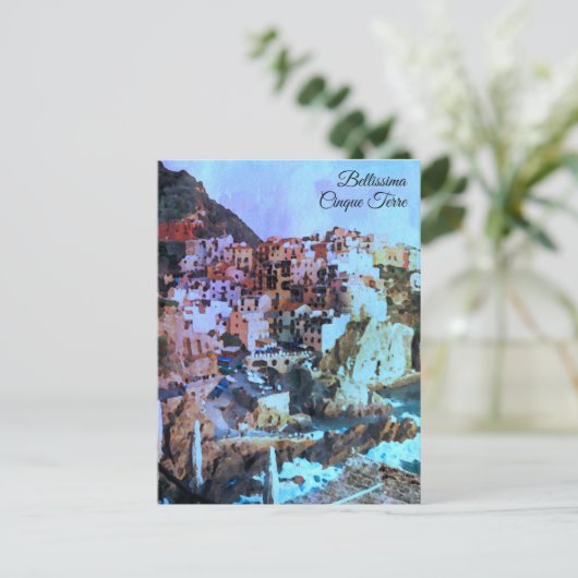 ** Art Italien AP12 Italienische Sprache Cinque Te Postkarte (Stehend Vorderseite)