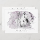 *~* Art Japanerin UAWG QR AR27 Hochzeit Einladung (Vorne/Hinten)