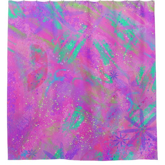 Art Journal-Liebe Duschvorhang (Vorderseite)