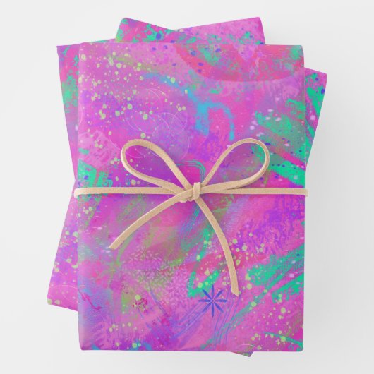 Art Journal-Liebe Geschenkpapier Set (Beispiel)