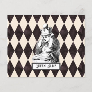 Art Journal Vintag Alice mit Crown Harlequin