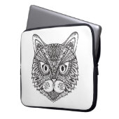 Art-Katze Laptopschutzhülle (Vorderseite Links)