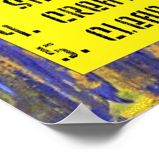 ART KLASSENREGELN POSTER (Ecke)