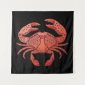 Art-Krabbe Wandteppich (Vorderseite (Horizontal))