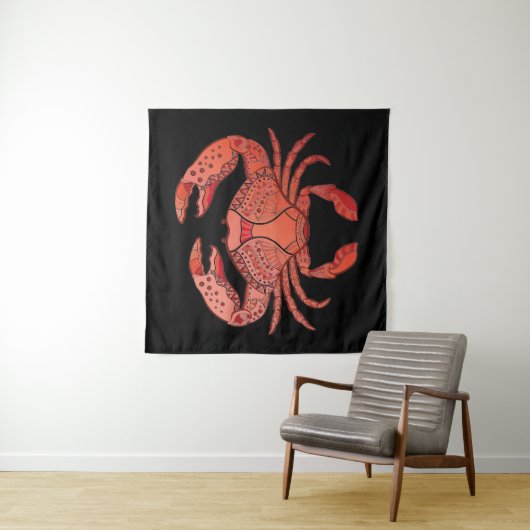Art-Krabbe Wandteppich (Beispiel)