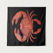 Art-Krabbe Wandteppich (Vorderseite)