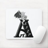 Art KSZP Logo mit Golem Gargoyle Mousepad (Mit Mouse)