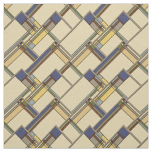 Art & Kunsthandwerk: Geometrisches Muster Stoff